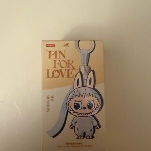 Pop Mart Pin for Love Labubu Keychain
